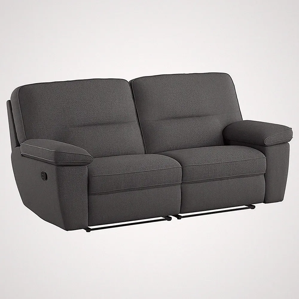 ALBERTA - RECLINING LOVESEAT - LEFT RECLINER & RIGHT RECLINER - GREY
