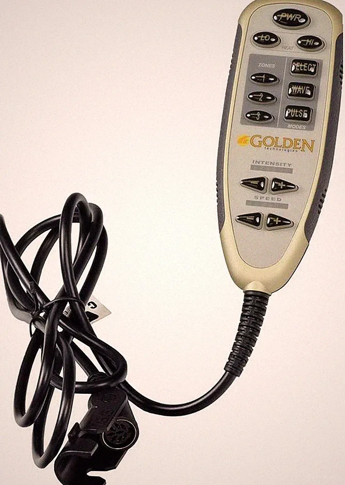 Deluxe Heat & Massage Accessory Hand Control for Golden Technologies Lift Chairs