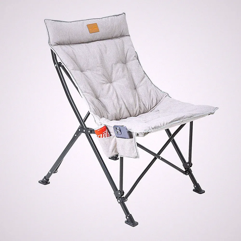 Saucer Chair for Adults, Portable Folding Comfy Lounge Chair for Bedroom/Dorm...